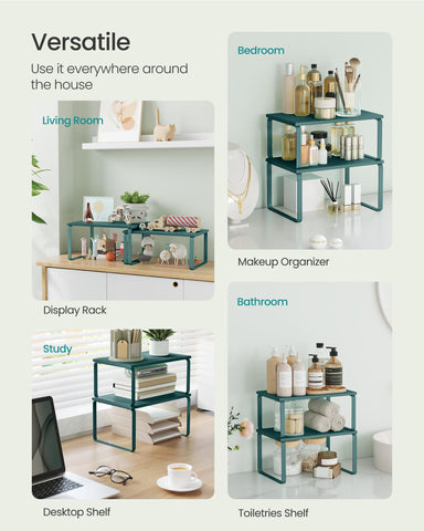 SONGMICS easy-assembly kitchen organizers speed up setup and daily use