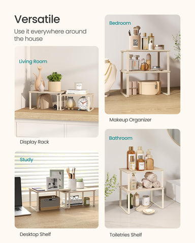 SONGMICS engineered wood and metal frame emphasizes sturdy construction