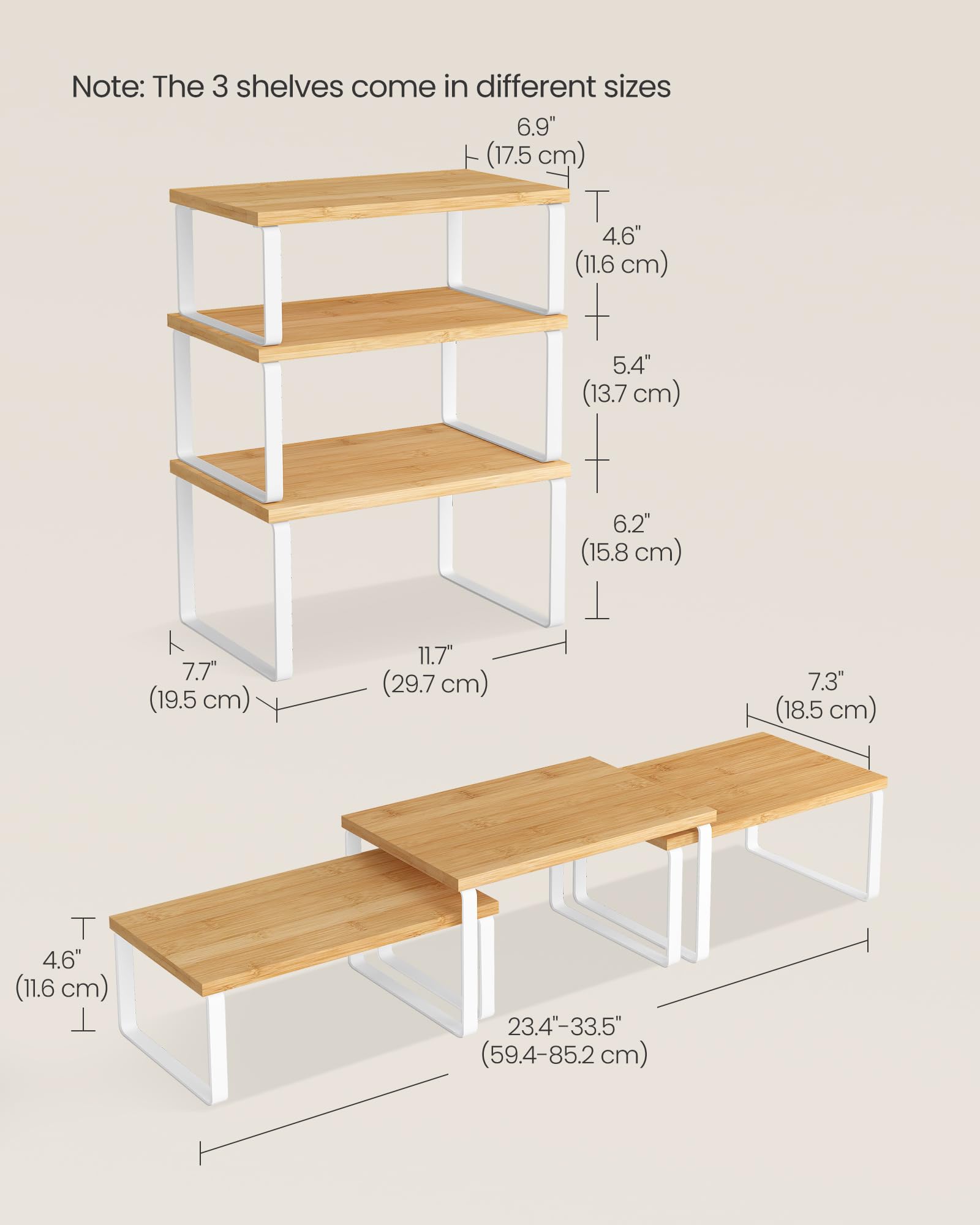 Songmics engineered wood and metal construction offers sturdy daily use.