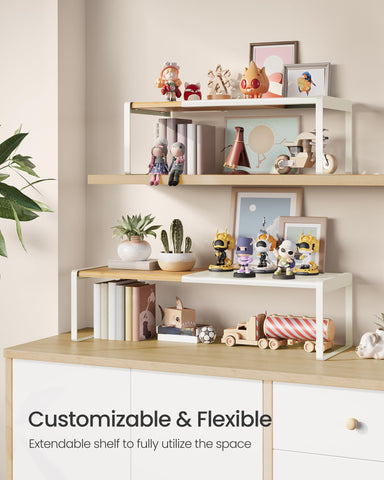 Songmics Home bamboo and metal frame adds sturdy, stylish support