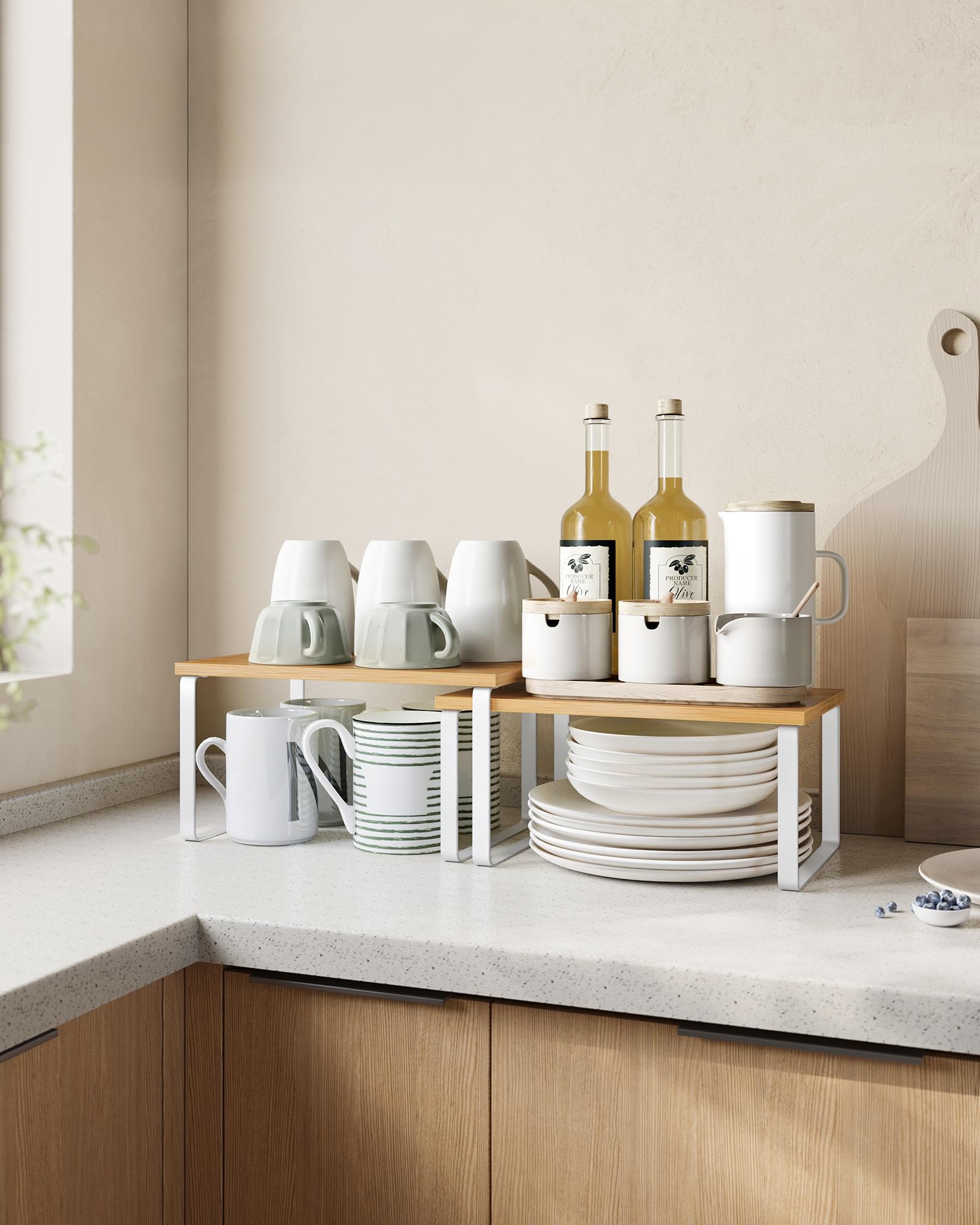 SONGMICS kitchen storage solution for easy counter organization and decluttering.