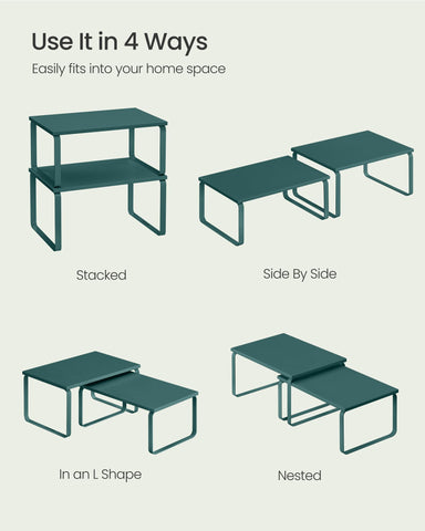 SONGMICS multi use storage organizer for kitchen dining or bedroom