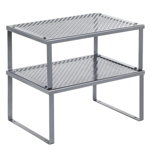 SongMics Spice Racks 2-piece cabinet organizers showcase vertical storage for cookware and mugs.