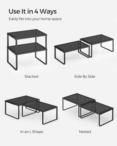 SONGMICS Spice Racks dimensions and layout for planning storage