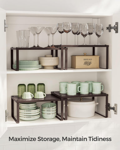 SONGMICS Spice Racks perforated design adding style and airflow