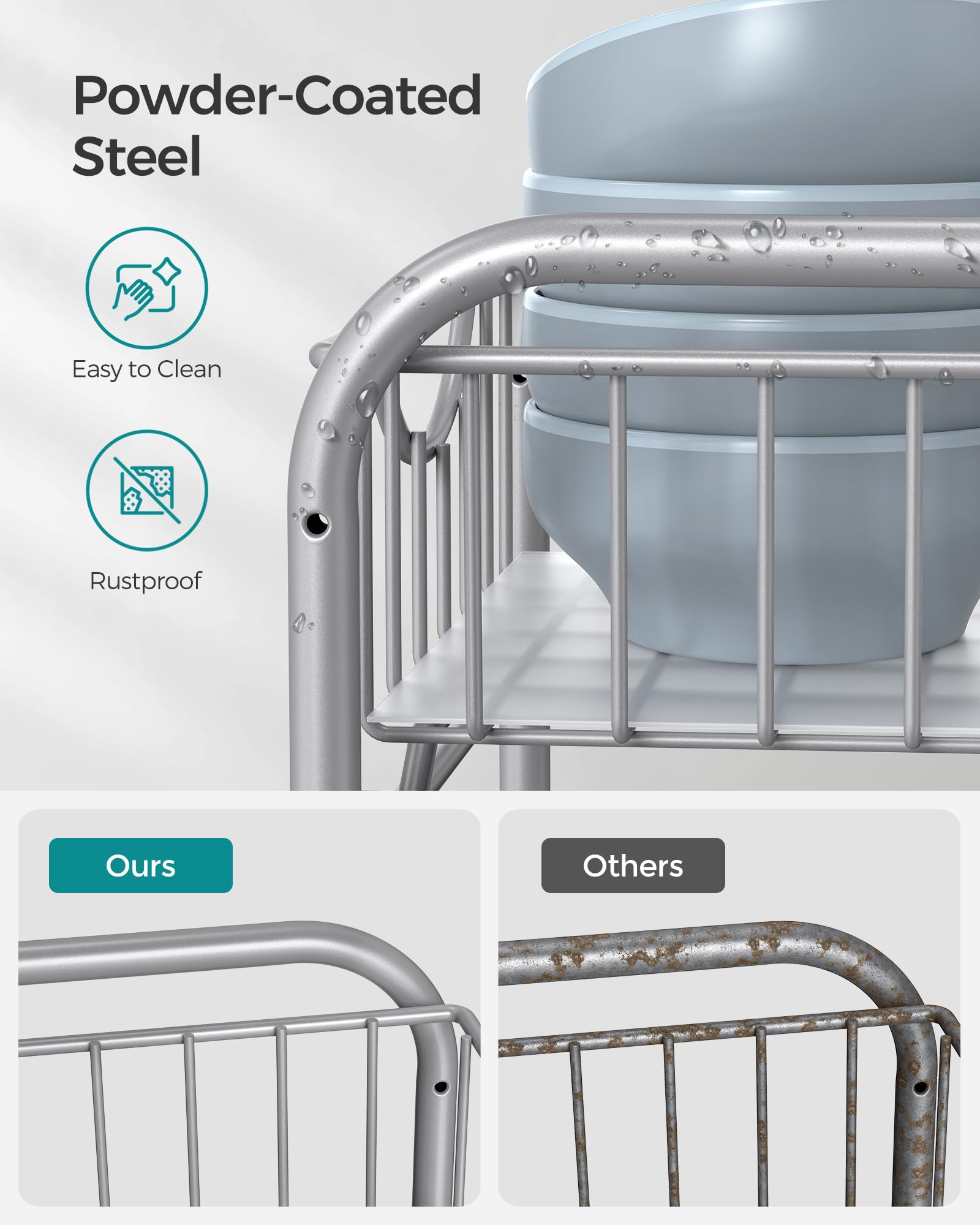 SongMics sturdy steel frame for durable daily use