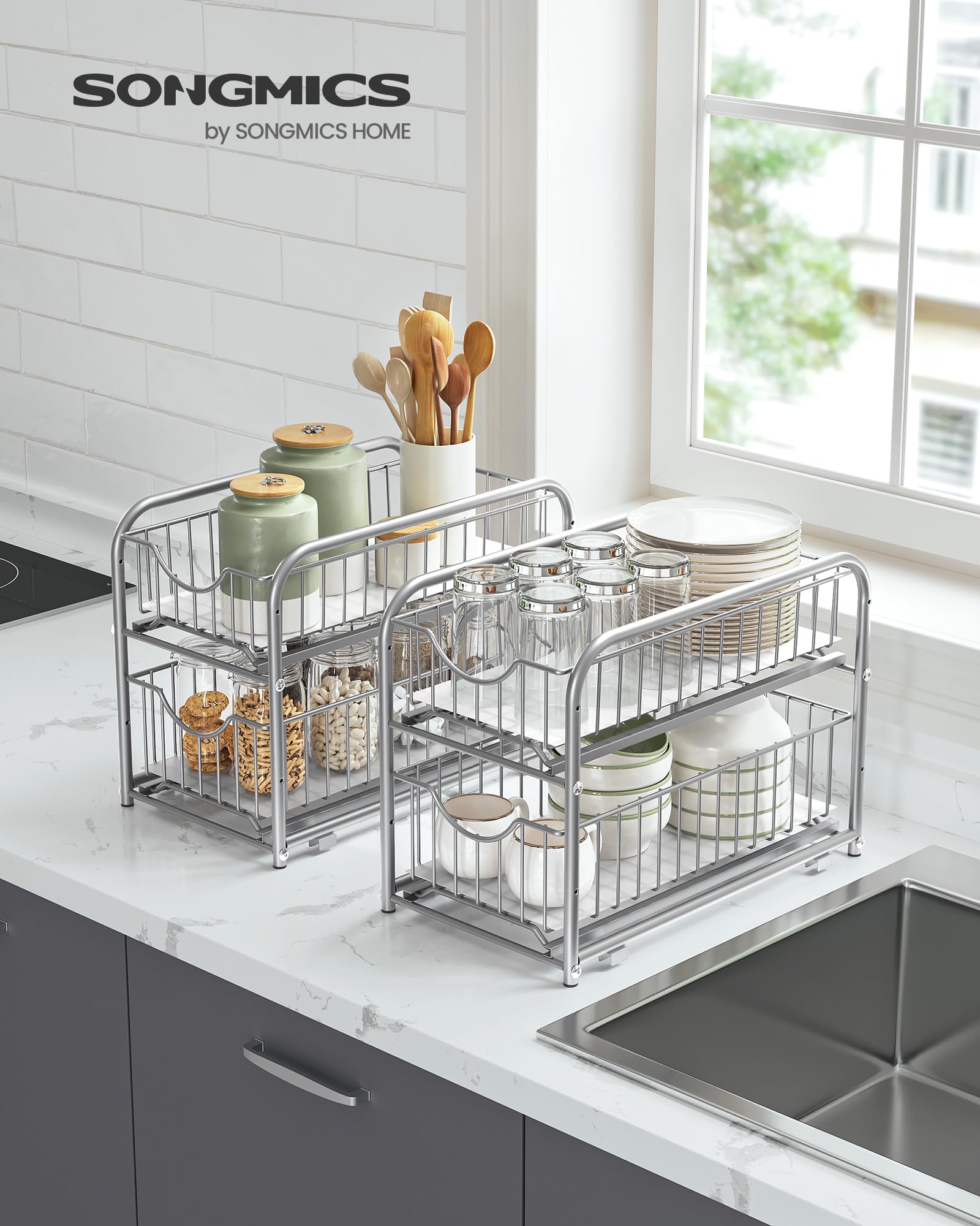 SongMics under-sink storage solution for cleaners and supplies
