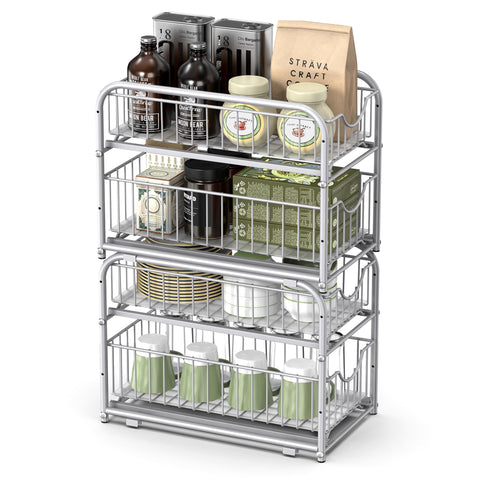 SongMics versatile storage adapts to pantry, bathroom, and makeup