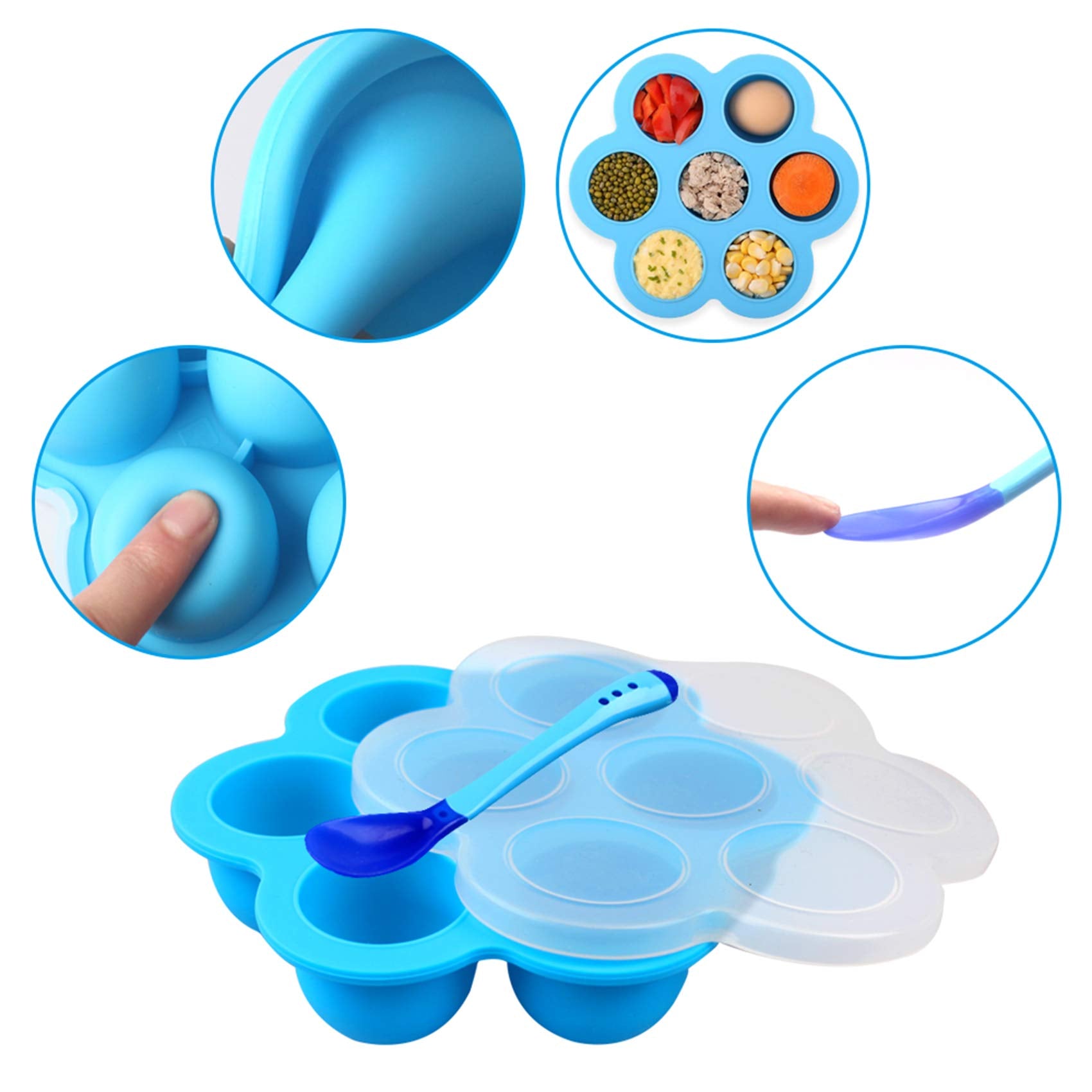 SONGZIMING mold shown in microwave and oven-safe setup