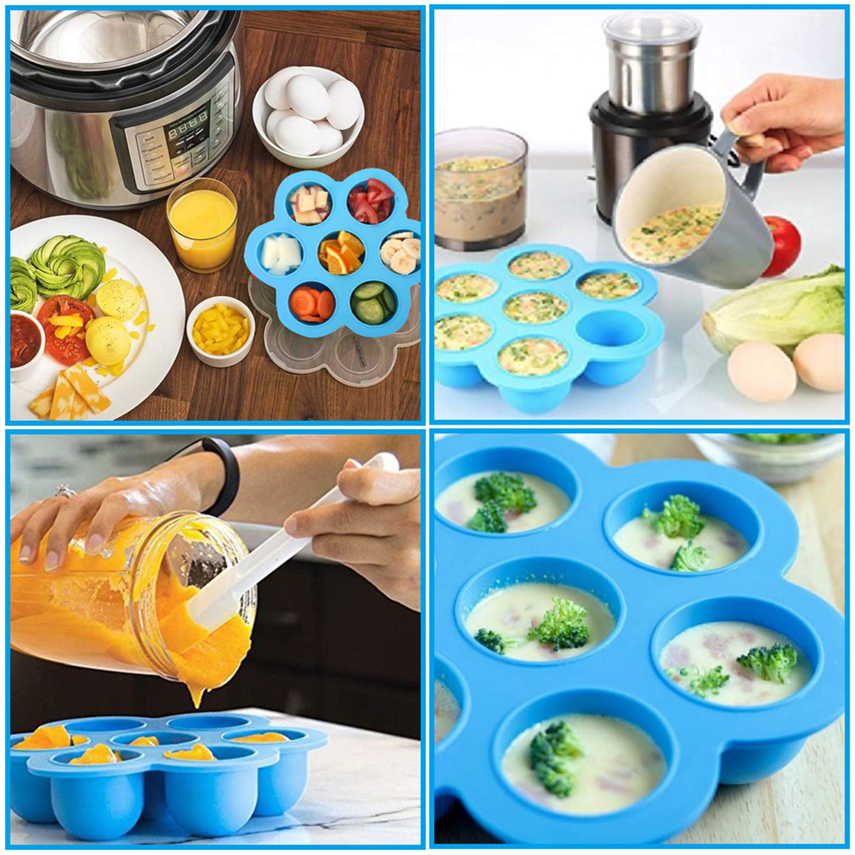 SONGZIMING multi-use mold for eggs, desserts, and snacks