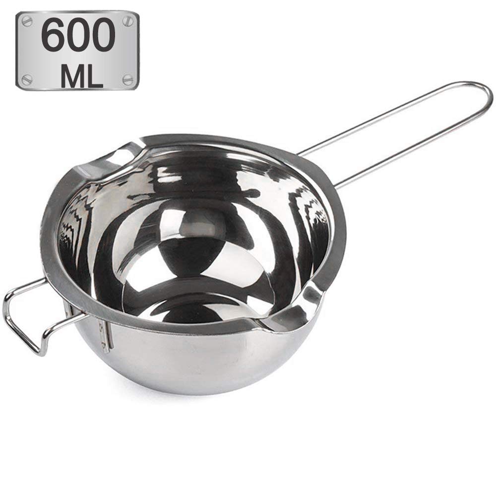 SongZiming stainless steel double boiler 600ml melts chocolate evenly for smooth results