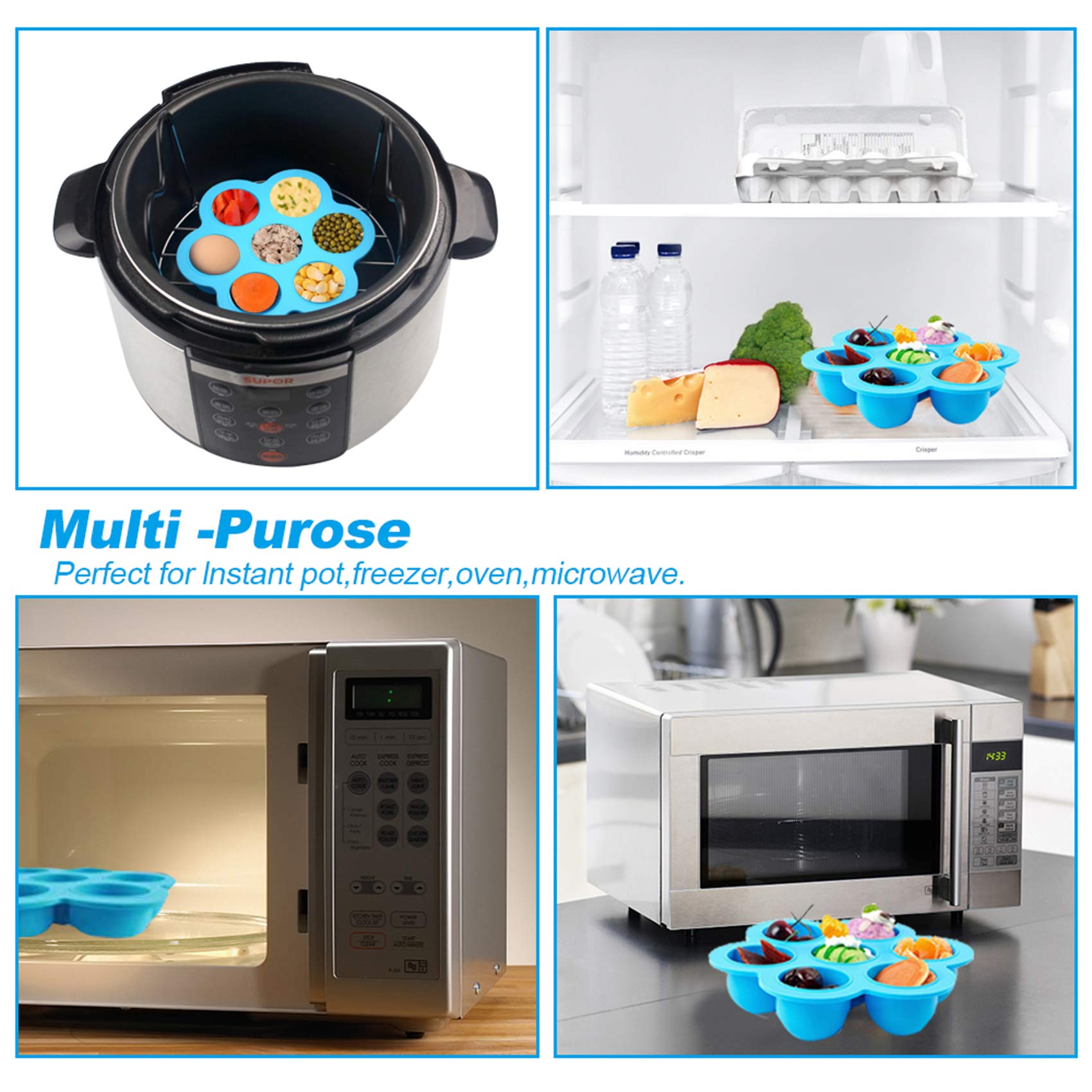 SONGZIMING Instant Pot-ready cookware for batch prep