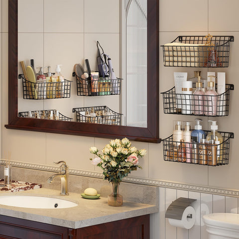 Sonyabecca bathroom organization basket for toiletries