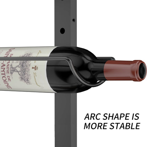 Sonyabecca detachable wine rack brackets enable flexible wall layouts.