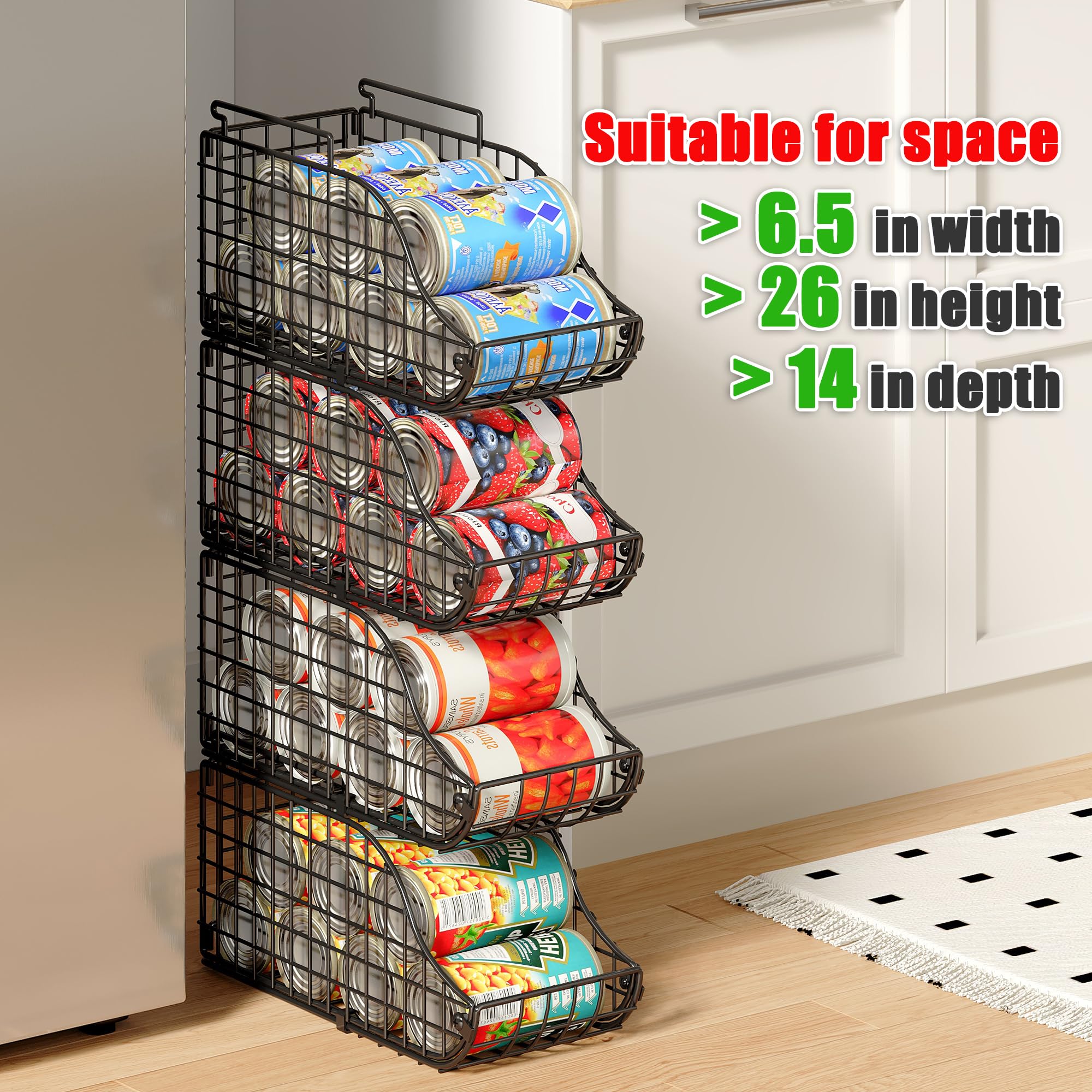Sonyabecca drink and soda can storage keeps beverages organized and easy to grab.