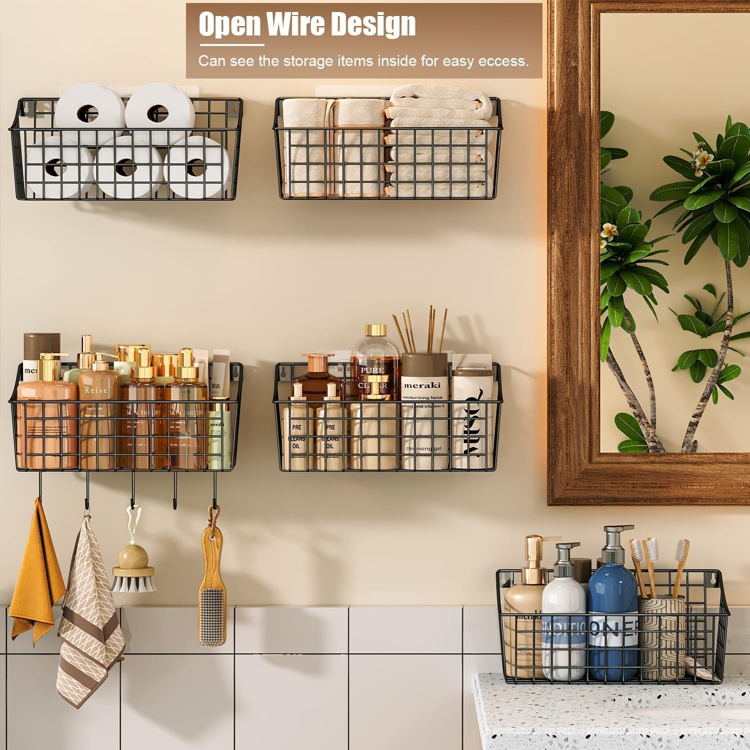 Sonyabecca office and garage use basket for organized spaces