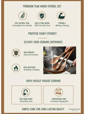 SOOMGYEOL SEOM utensils easy to clean with hand wash and air dry