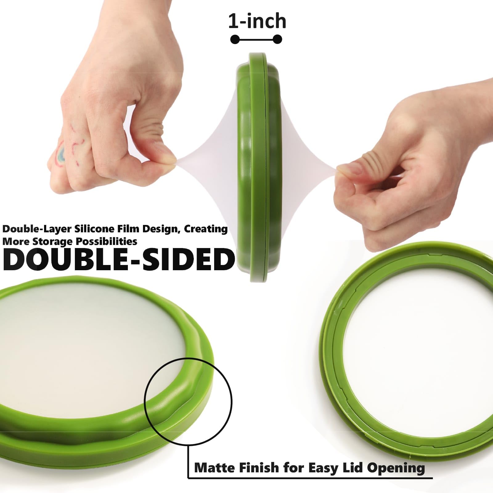 SOOPLEU Avocado Saver crystal clear body enables instant content visibility