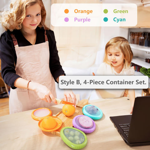 SOOPLEU onion saver container with tight seal preserves freshness