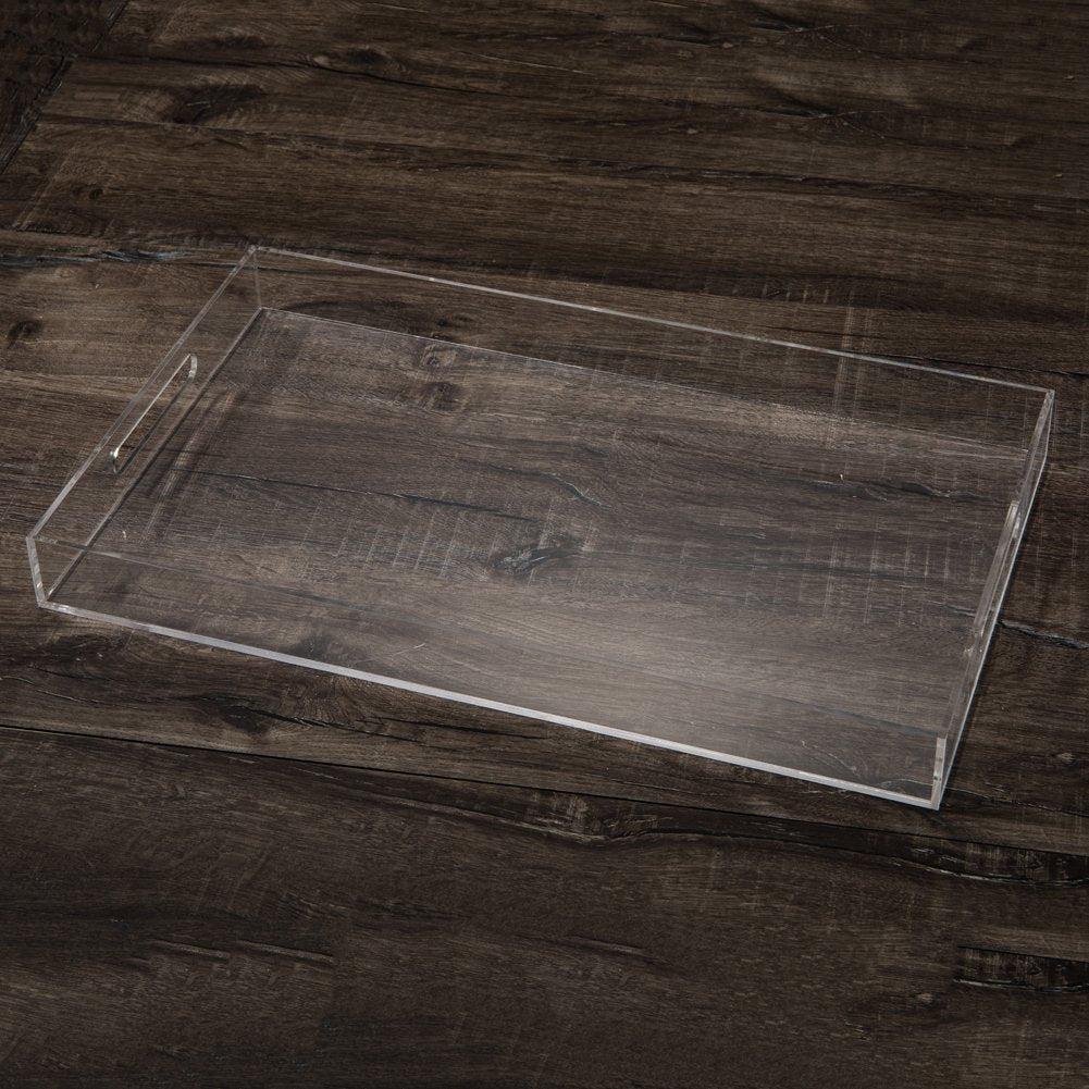 Sooyee spill-proof acrylic tray keeps cups steady on busy surfaces.