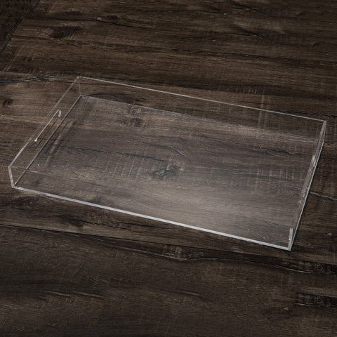 Sooyee spill-proof acrylic tray keeps cups steady on busy surfaces.