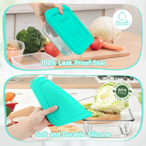 SOPHICO dishwasher-safe lid endures freezer and microwave use for easy prep
