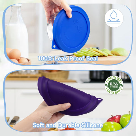 Sophico silicone lid is dishwasher-safe for easy cleanup.
