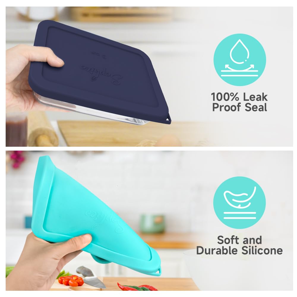SOPHICO dishwasher-safe silicone lid for easy cleaning and reuse.