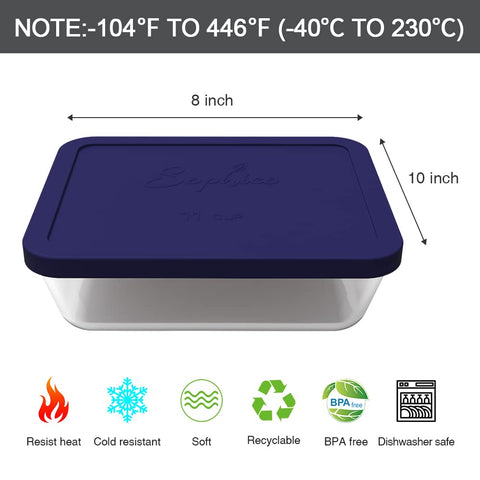 Sophico silicone lid is dishwasher safe for easy cleaning.