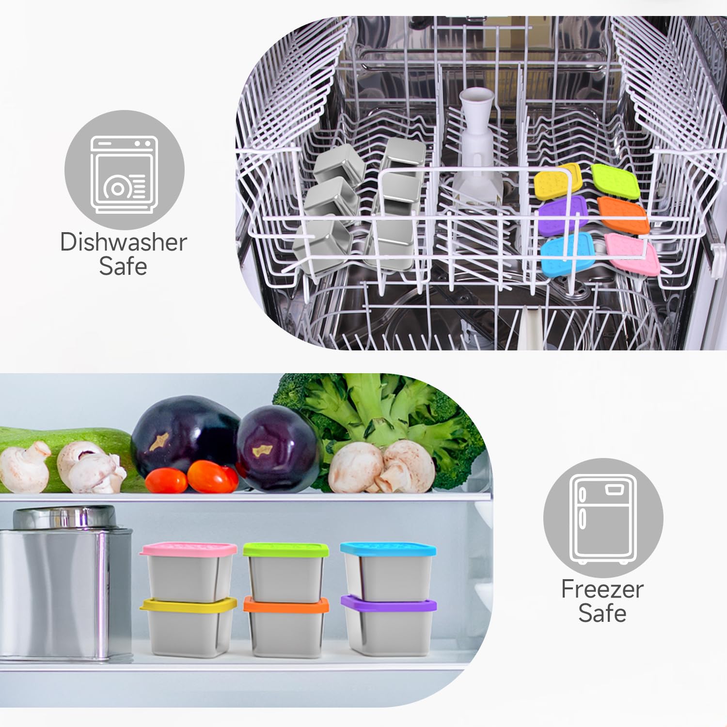 SOPHICO top-rack dishwasher safe for quick, easy cleaning.