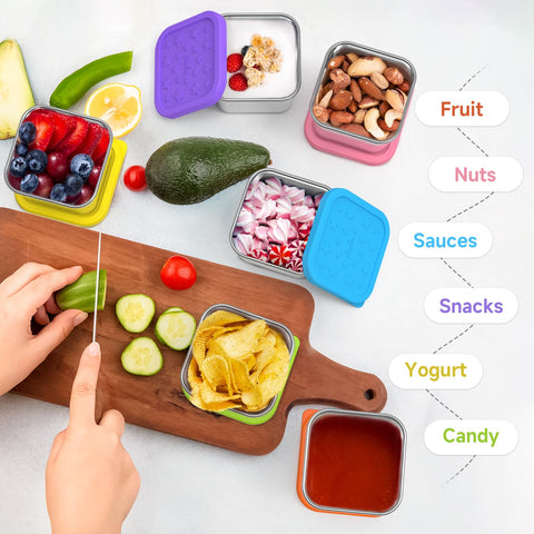SOPHICO 18/8 stainless steel with food-grade silicone for safe reuse.