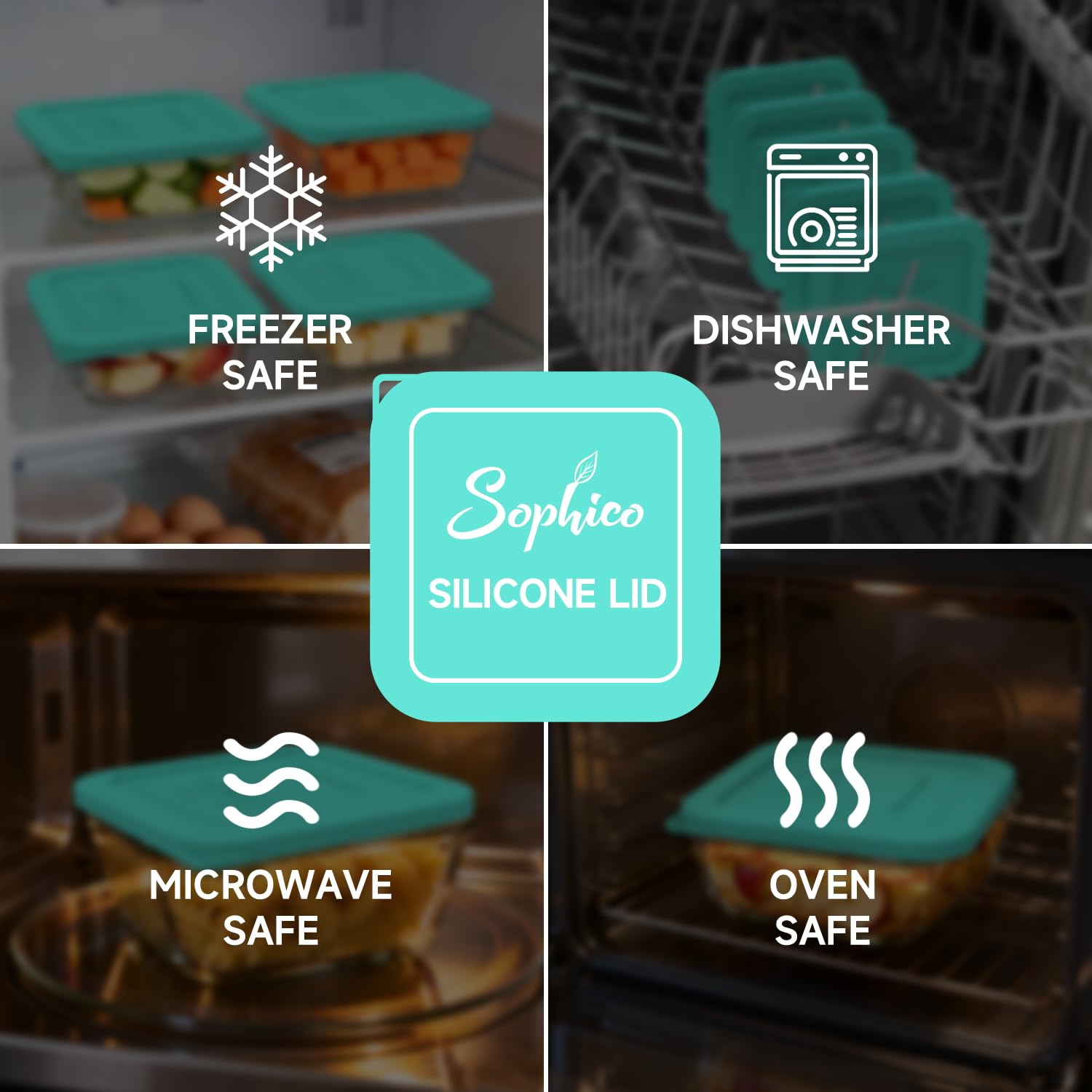 SOPHICO lid with hanging hole for easy drying and space-saving storage