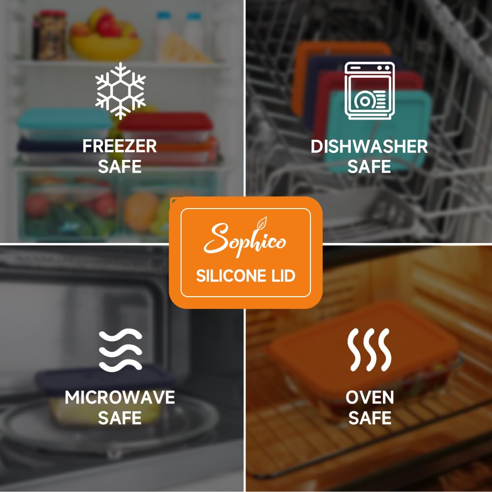 SOPHICO hanging hole design lid for easy dry storage.
