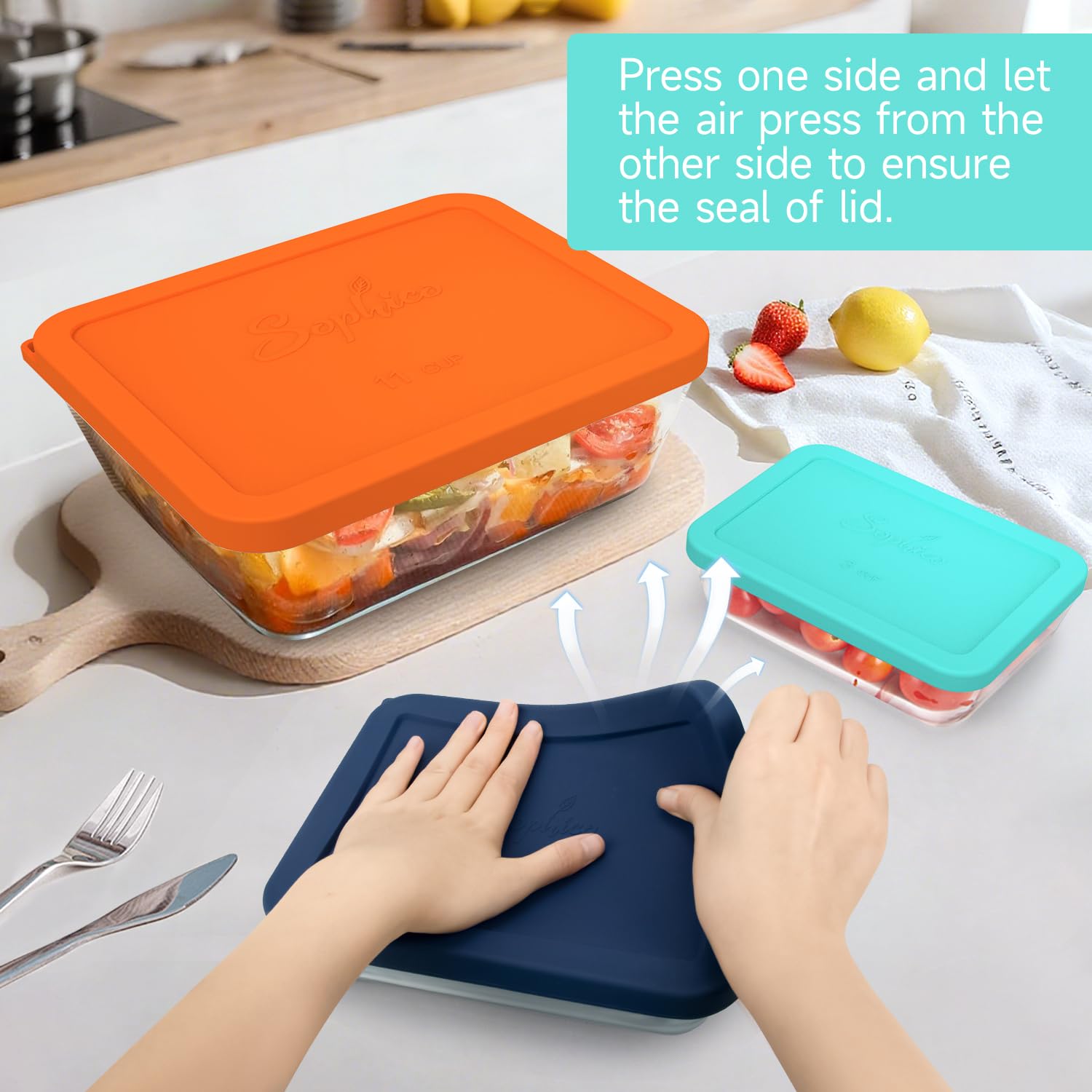 SOPHICO lid with hanging hole for easy storage