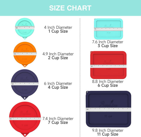 SOPHICO 4-cup round lid helps keep kitchen shelves tidy.