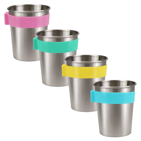 SOPHICO magnetic hanging cup on fridge enables easy reach for kids
