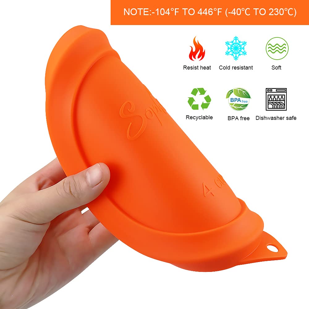 Sophico round silicone cover dishwasher safe design simplifies cleanup.