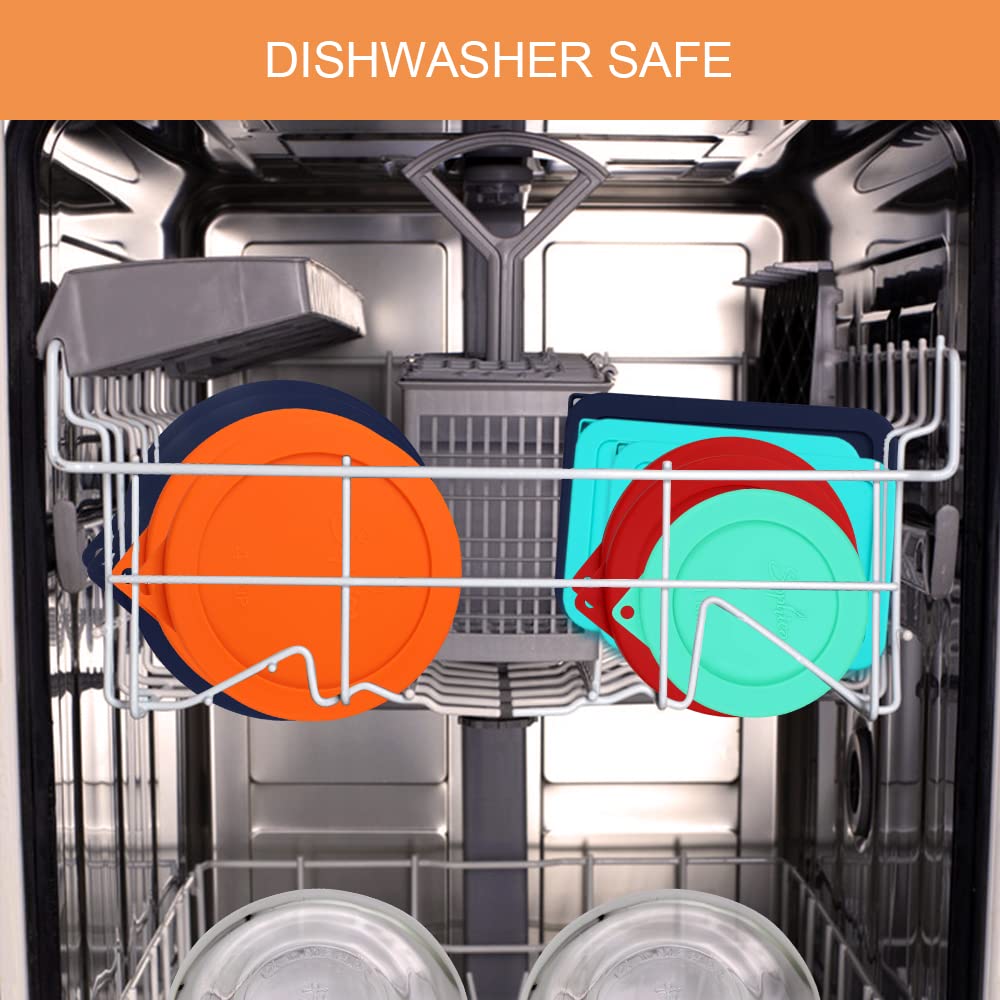 SOPHICO 6-cup silicone lid features hanging hole for easy drying