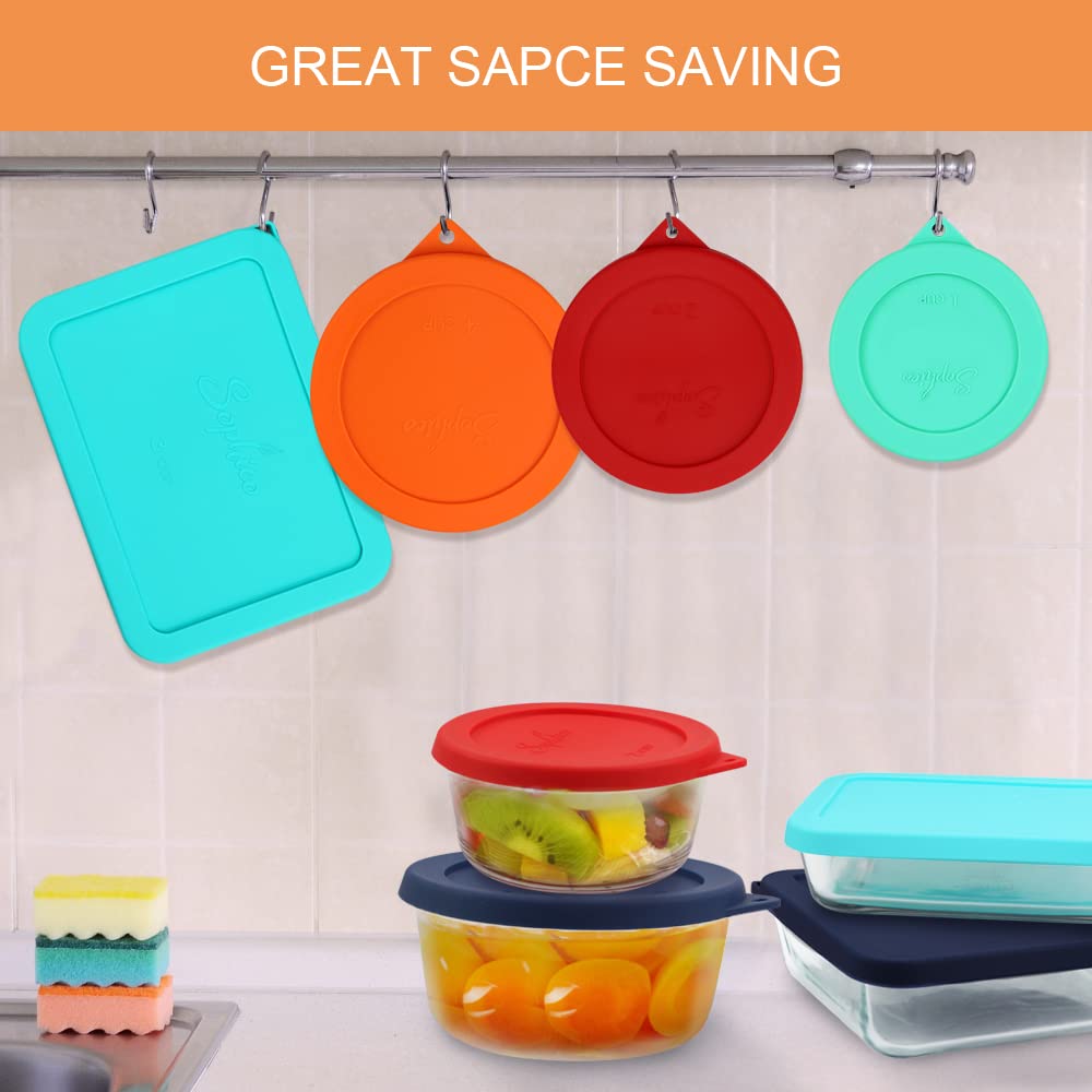SOPHICO 7-cup silicone lid with tight seal for safe storage
