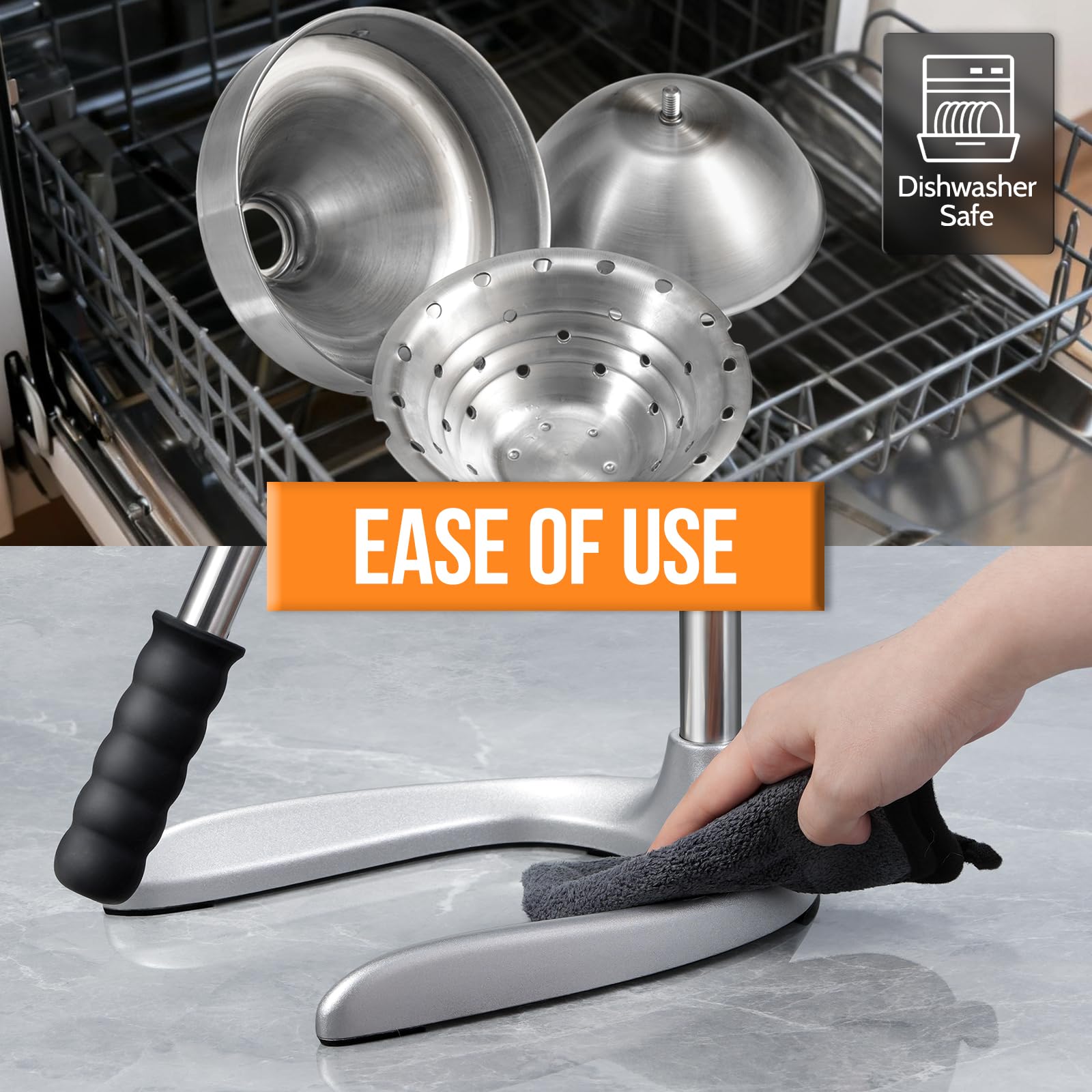 Sopito included cleaning brush aids precise maintenance.