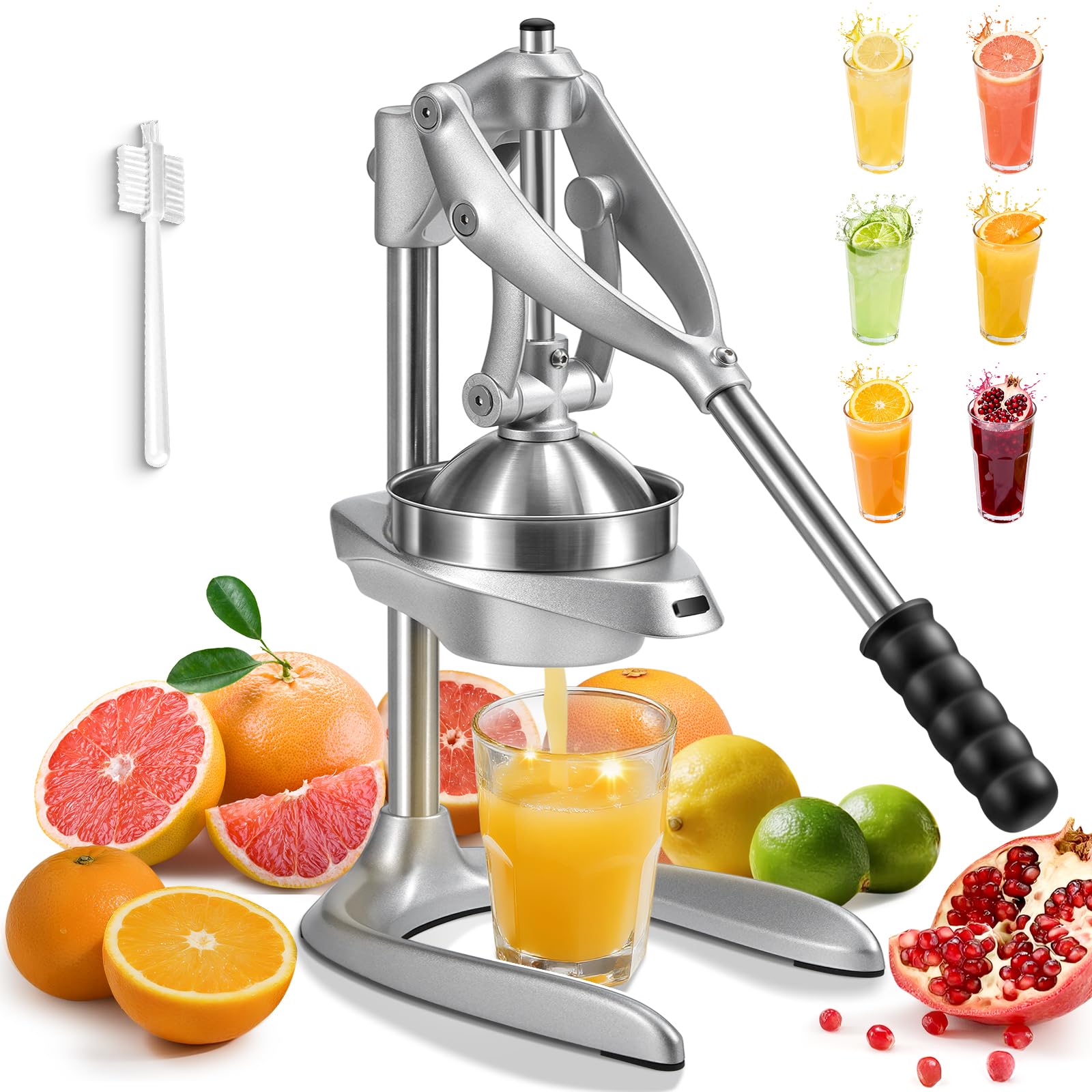 Sopito Manual Juicer with extended handle for effortless squeezing and fresh juice.