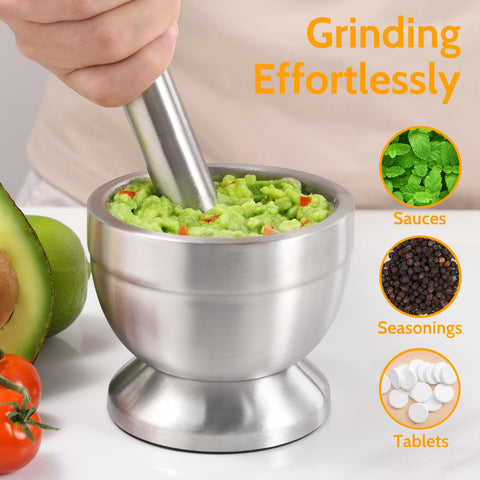 Sopito lid with hole close-up facilitates controlled crushing of spices.