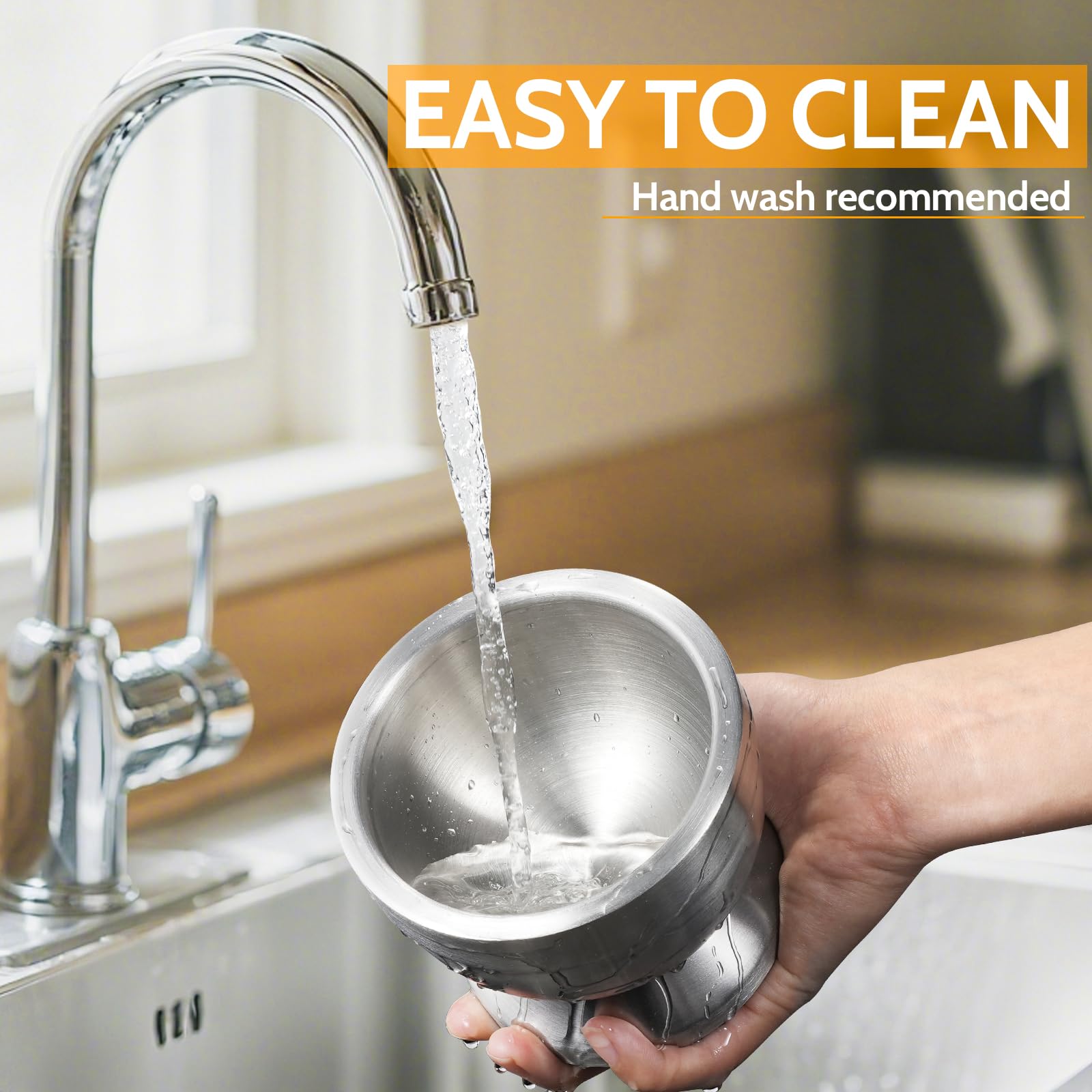 Sopito pestle ergonomic grip enhances comfortable grinding sessions.