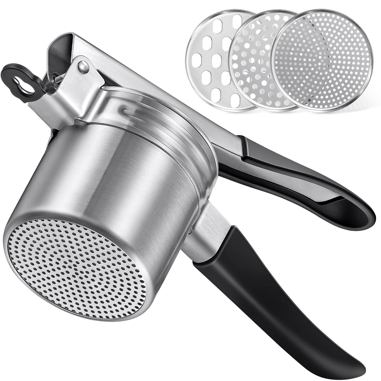 Sopito potato ricer with ergonomic handle for smooth, comfortable crushing.
