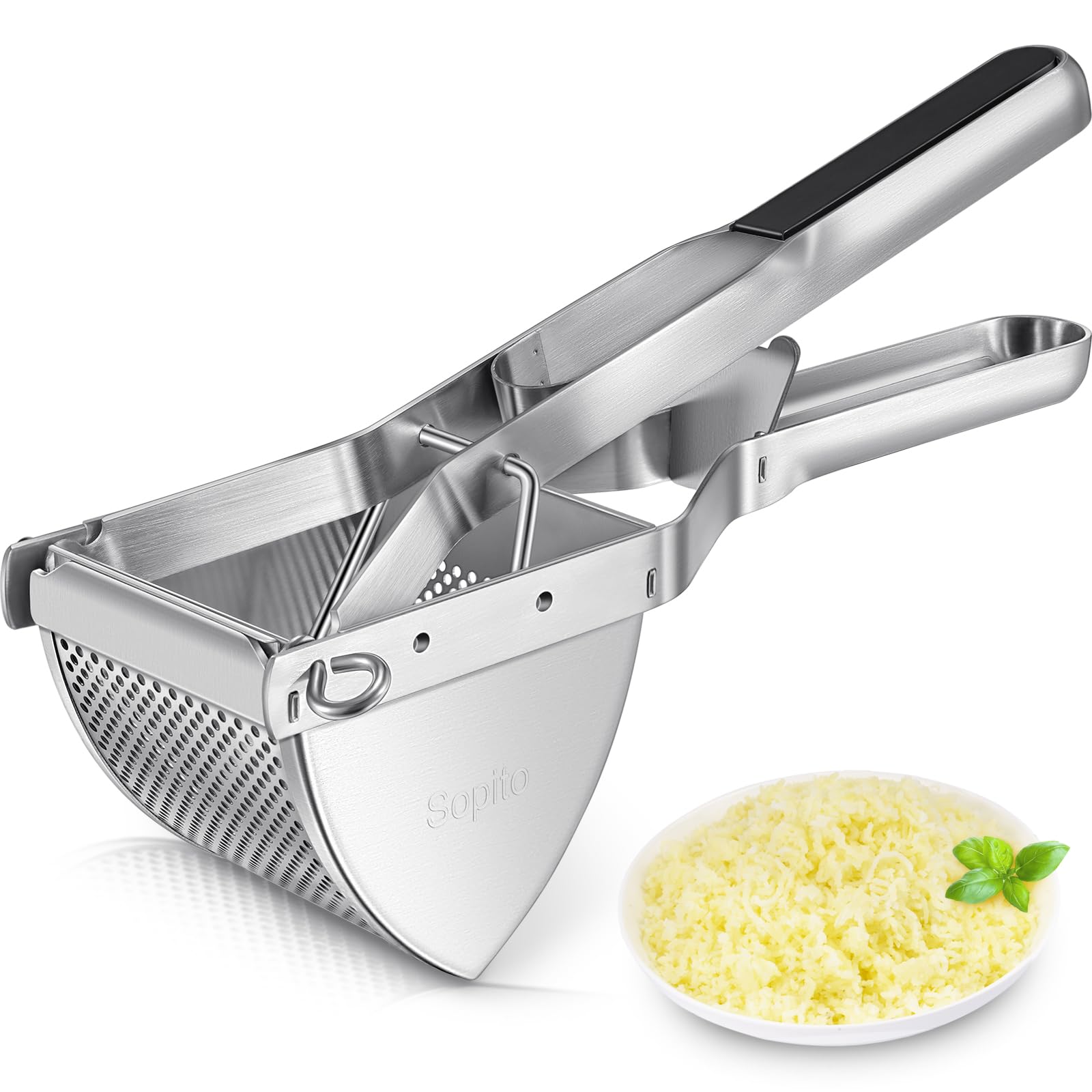 Sopito potato ricer stainless steel masher delivers long-lasting performance in busy kitchens.