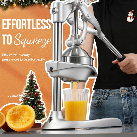 Sopito stainless steel frame provides durable, stable support during juicing sessions.