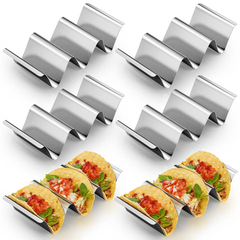 Sopito taco holder stand, 6-pack, tray-style for organized taco night.