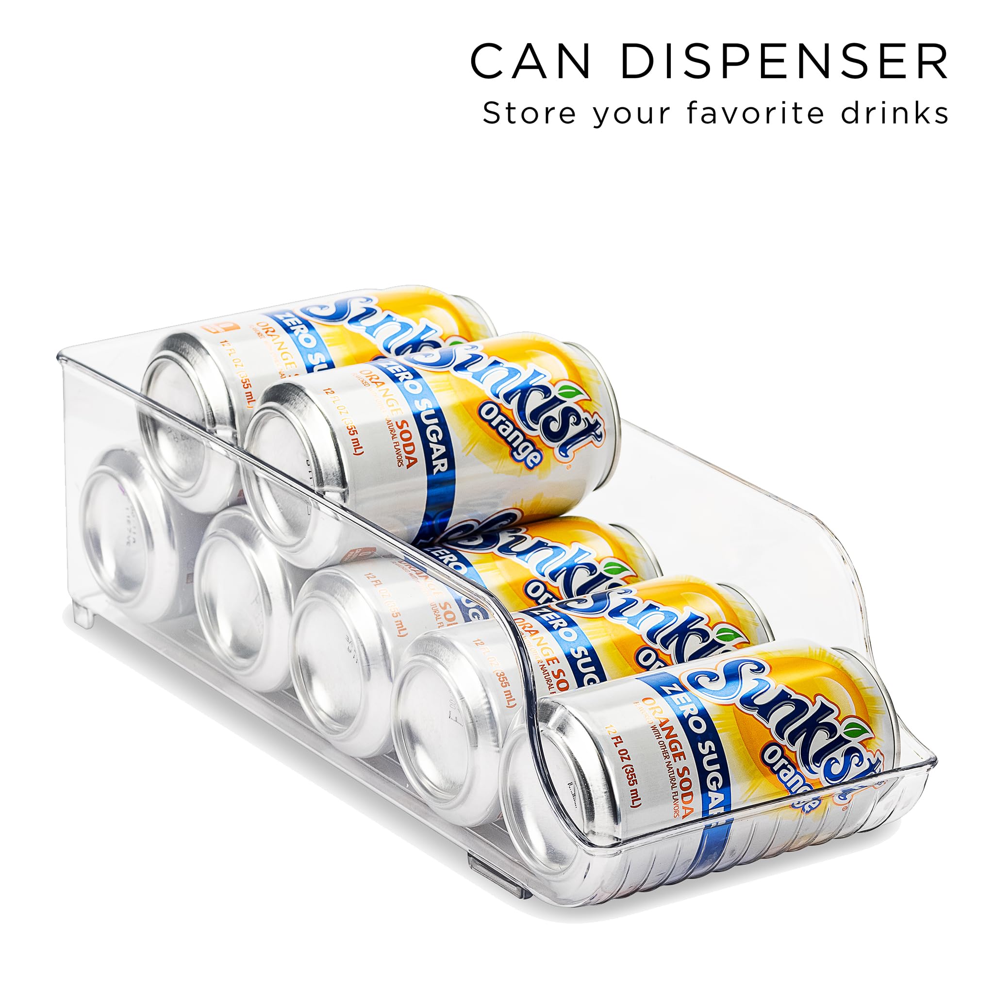 Sorbus BPA-free kitchen storage for safe, durable fridge organization.