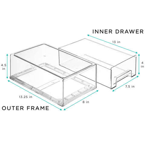 Sorbus inner outer dimensions help fit standard refrigerators