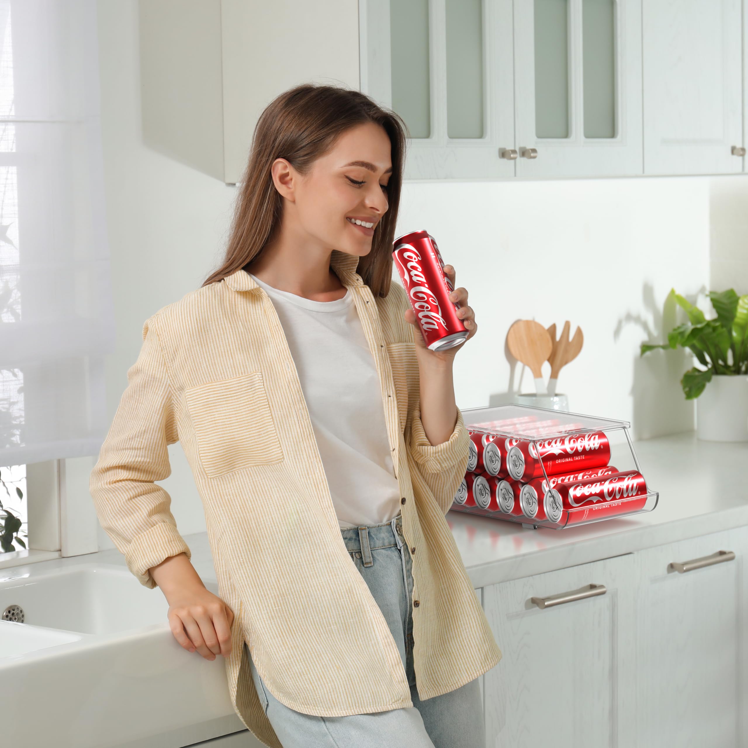 Sorbus Pantry Can Dispenser suitable for pantry or freezer storage.